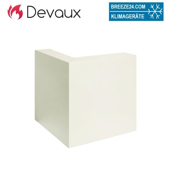 Devaux Eck-Schallschutzkassette Modul 50 x 50 x 50 cm | Cremeweiß RAL 9001