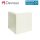 Devaux Eck-Schallschutzkassette Modul 50 x 50 x 50 cm | Cremeweiß RAL 9001