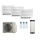 Daikin 4MWXM52A9 Multi+ Set 3 x Perfera WiFi Truhengeräte FVXM25B + Wassertank 120L  EKHWET120BV3