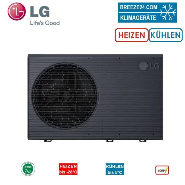 LG THERMA V HM093HF.UB40 Luft-Wasser-Wärmepumpe R290 Monoblock Außengerät | 9 kW | 400 V | R290