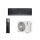 GREE Airy Black Set 3,5 kW - GWH12AVCXD-K6DNA1A | WiFi | Raumgröße 35 - 40 m² | Hyper Heating