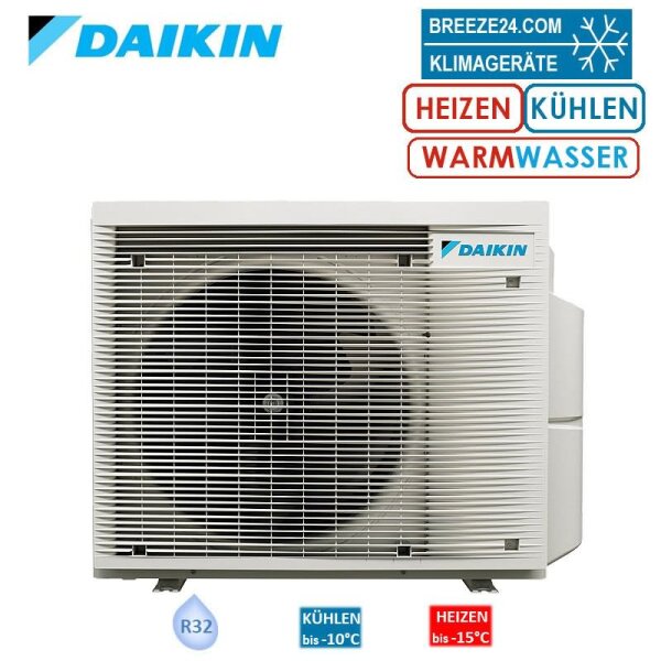 Daikin 5MWXM68A9 Multi+ Außengerät für Warmwasser und Klimatisierung 6.8 kW | 8.6 kW | R32