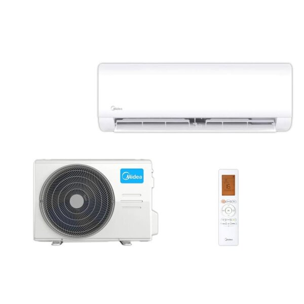 Midea Xtreme Save Blue Set MSAGBU-12HRFN7-QRD6GW + MOX331-12HFN7-QRD6GW für 1 Zimmer mit 35 - 40 m² | WiFi | R290 | 3.5 kW | 3.8 kW