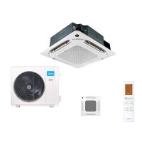 Midea Set MCA4U-12HRFNX 4-Wege-Deckenkassette + Blende...