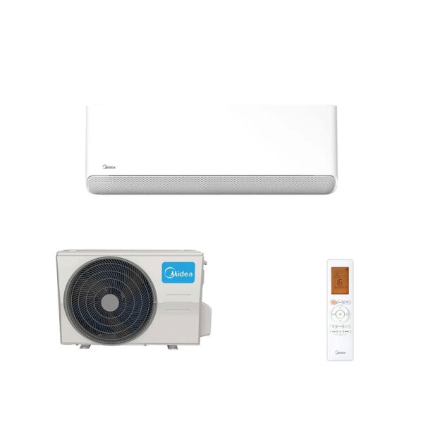 Midea BreezelessE Set MSCB1BU-12HRFN8-ME + MOX103-12HFN8-ME für 1 Raum mit 35 - 40 m² | WiFi | R32