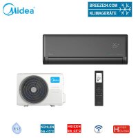 Midea Solstice Set EZB-09RD6-I + EZ-09RD6H-O black | Raum...