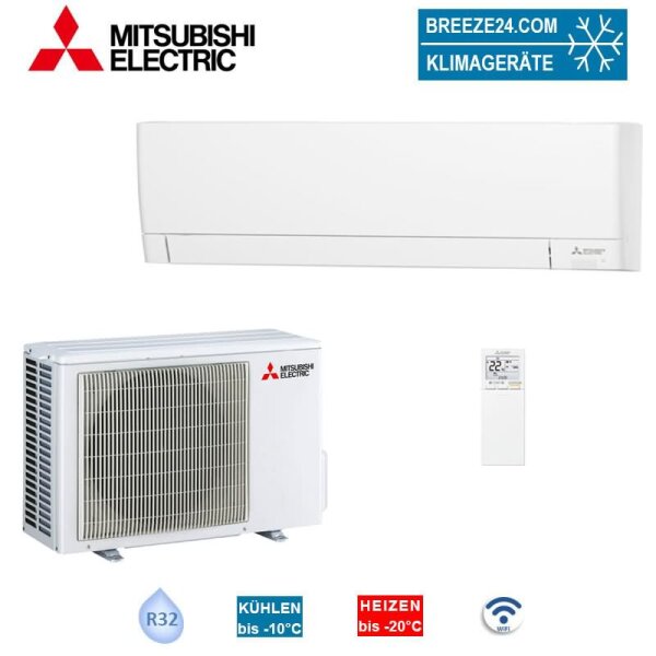 Mitsubishi Electric Set Wandgerät WiFi MSZ-AY35VGKP + MUZ-AY35VG 3,5 kW Raumgröße 35 - 40 m² | R32
