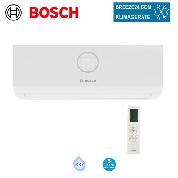 BOSCH Wandgerät Climate 3000i W 70 E | 7.0 kW | 7.3 KW | Raumgröße 70 - 65 m² | R32