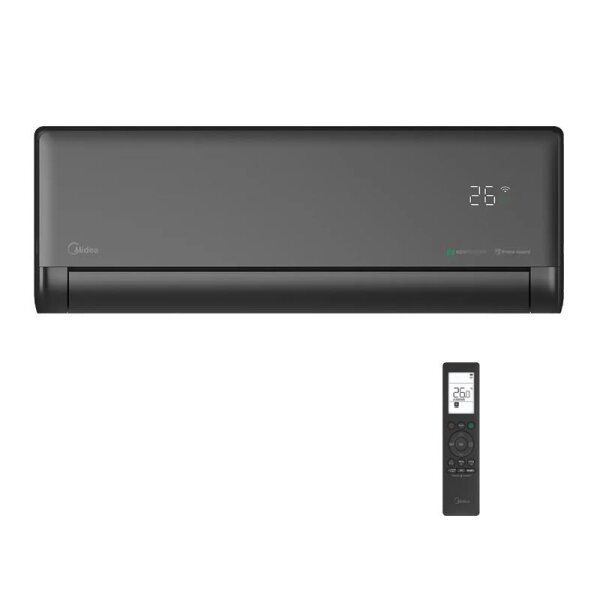 Midea Solstice EZB-18RD6-I black Wandgerät | Raumgröße 50 - 55 m² | WiFi | 5.0 kW | 5.4 kW | R32