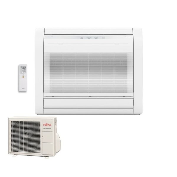 Fujitsu Set Mini-Truhengerät 3,5 kW - AGYG12KVCA + AOEG12KVCA für 1 Raum mit 35 - 40 m² | R32