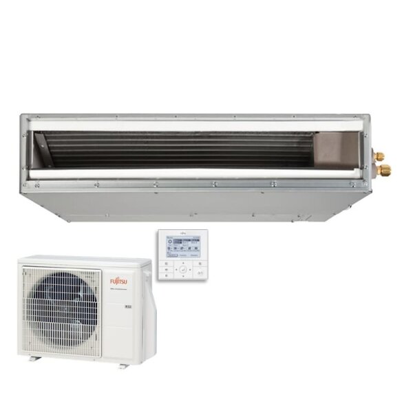 Fujitsu Set Kanalgerät eco Slim 5,2 kW - ARXG 18KLLAP + AOEG 18KBTB R32 Klimaanlage