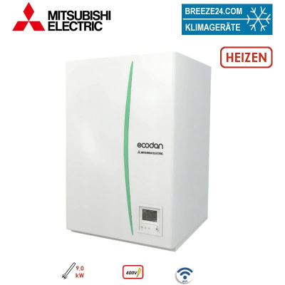 Mitsubishi Electric ERSF-YM9E Hydromodul nur Heizen mit Heizstab 9,0 kW | WiFi | 400 Volt