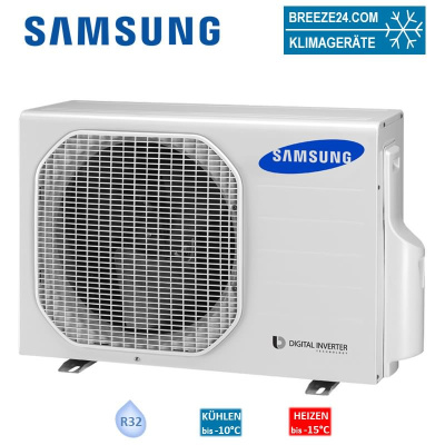 Samsung Elite Wind free AR70F12CAAWXEU Außengerät K 3,5 kW H 4.0 kW für 1 Innengerät | Raumgröße 35 - 40 m² | R32