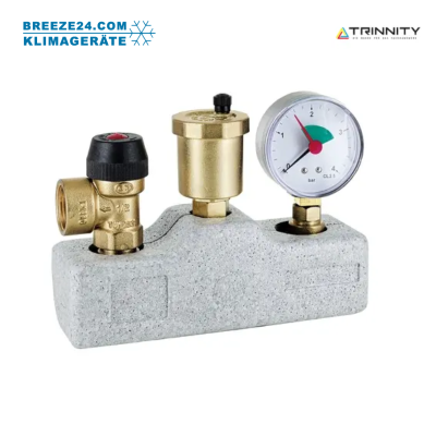 Trinnity KGM25 Kesselgruppe 1" MS 58 bis 50 kW mit Armaturen und Isolierung.