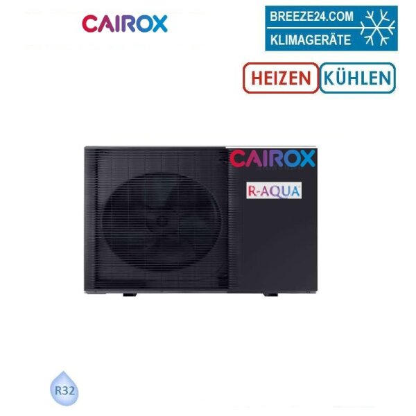 Cairox R-AQUA Wärmepumpe fürs Schwimmbad CHPP-28TE3 mit einem Beckenvolumen von 60 - 120 m³ 28,2 kW