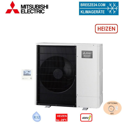 Mitsubishi Electric PUZ-SHWM 120 YAA.TR  Zubadan 12,0 kW Wärmepumpe Luft / Wasser Außengerät 400V R32