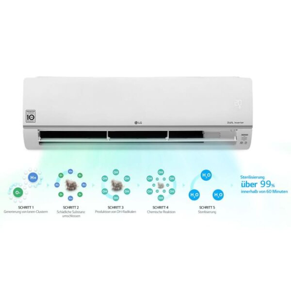 LG Electronics AI AIR  H09S1DA Wandgerät Deluxe Dualcool 2,6 kW - R32