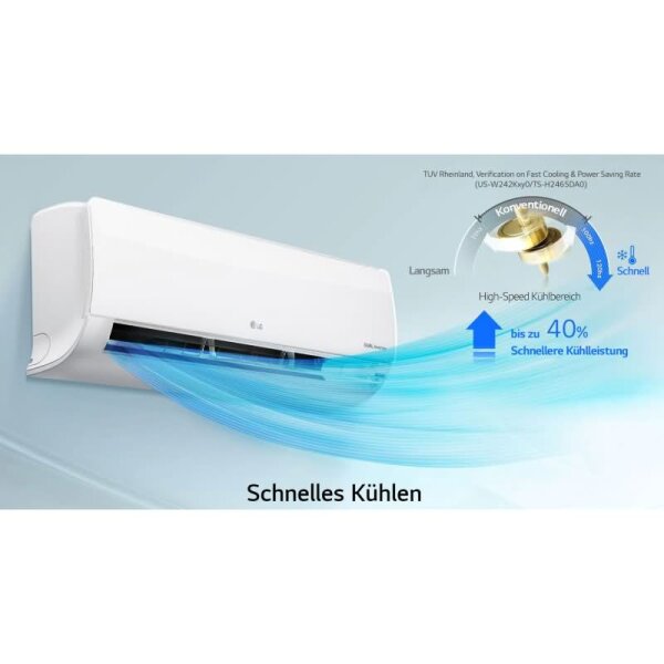 LG Electronics AI AIR  H09S1DA Wandgerät Deluxe Dualcool 2,6 kW - R32