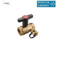 COSMO ORB Rotguss-Kugelhahn 1/2" mit Innengewinde...