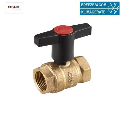 COSMO ORB Rotguss-Kugelhahn 1 1/2" mit Innengewinde
