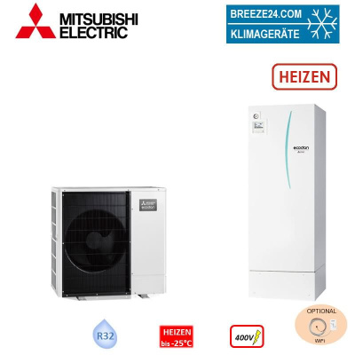 Mitsubishi Electric Set 10.11 WP-Set 1x PUZ-SHWM60VAA, 1x ERST20F-YM9E, 1x MAC-587IF-E (W)