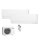 Mitsubishi Electric Set Wandgeräte Kompakt WiFi 2,0 kW 2 x MSZ-AY20VGKP + MXZ-2F53VF4 2