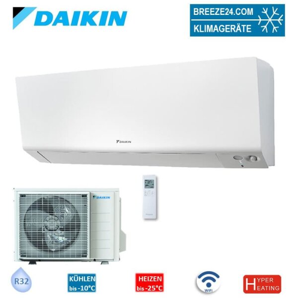 Daikin Set WandgerätPerfera 3,0 kW - FTXTM30A + RXTM30A| Hyper Heating 30 - 35 m² | R32