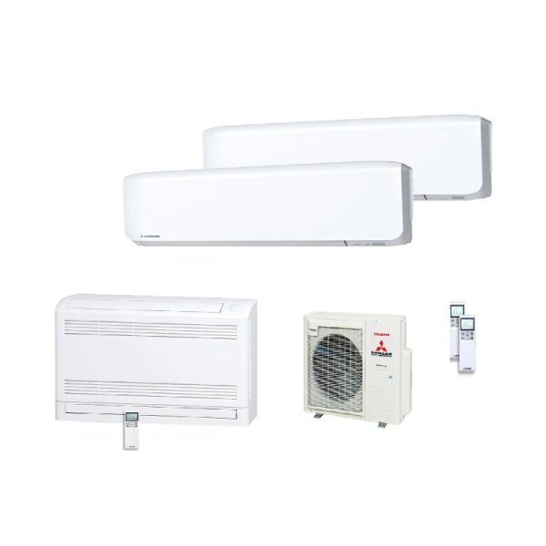 Mitsubishi Heavy Set 3 Wandgeräte SRK25ZS-WF + SRK35ZS-WF + SRK50ZS-WF+SCM71ZS-W 2,5/3,5/5,0 kW WiFi
