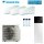 Kopie von Daikin 5MWXM68A9 Multi+ Set 3 x Emura Wandgeräte WiFi FTXJ20AW  + Warmwassertank 180L CKHWS180BV3