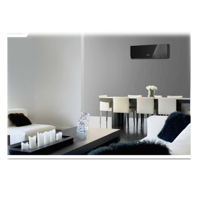Mitsubishi Electric Wandgerät Premium WiFi MSZ-EF35VGKB 3,5 kW Schwarz | Raumgröße 35 - 40 m² | R32