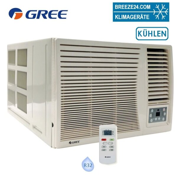 GREE Fensterklimagerät GJC-12-AG 3,6 kW R32 für 1 Raum 40 - 45 m²