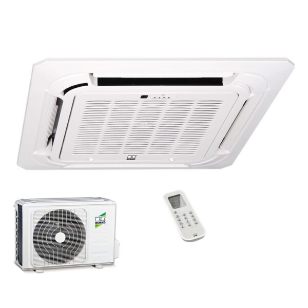 Remko Set Inv. 4-Wege-Deckenkassette 7,0 kW - RVD 685 DC + Aussengerät R32 Klimaanlage