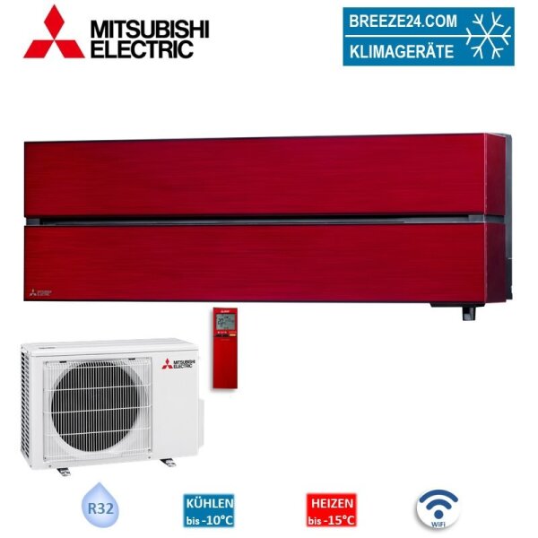Mitsubishi Electric Set Wandgerät Diamond WiFi 3,5 kW - MSZ-LN35VG2R + MUZ-LN35VG2 35 - 40 m² | R32