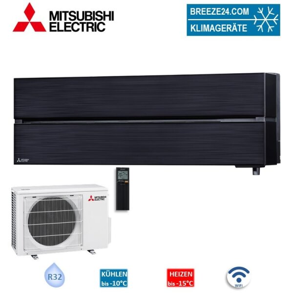 Mitsubishi Electric Set Wandgerät Diamond WiFi 3,5 kW - MSZ-LN35VG2B + MUZ-LN35VG2 35 - 40 m² | R32