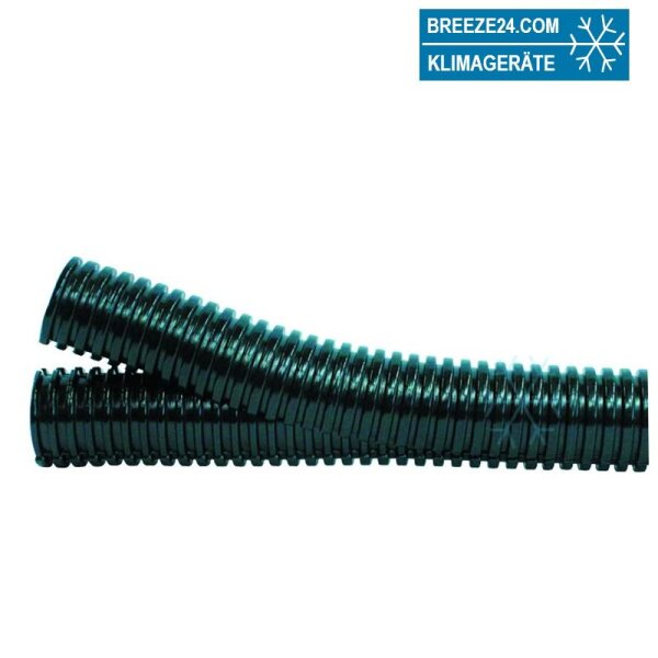 Fränkische Co-flex PP-UV NW 100 schwarz Verschließbares Wellrohr | Meterware