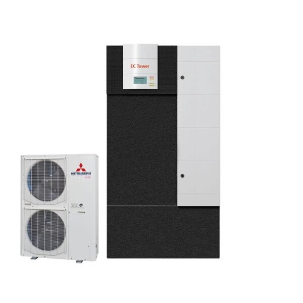 Mitsubishi Heavy Set Tower 19,0 kW - ECD181 + FDC200VSA | Raumgröße 190 - 200 m² | R410A | 400 Volt