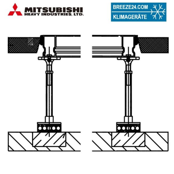 Doppelbodensockel 1.000 mm für ECD 91/181/251/502 Tower